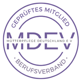 Geprüftes Mitglied im Berufsverband Mütterpflege Deutschland e.V.